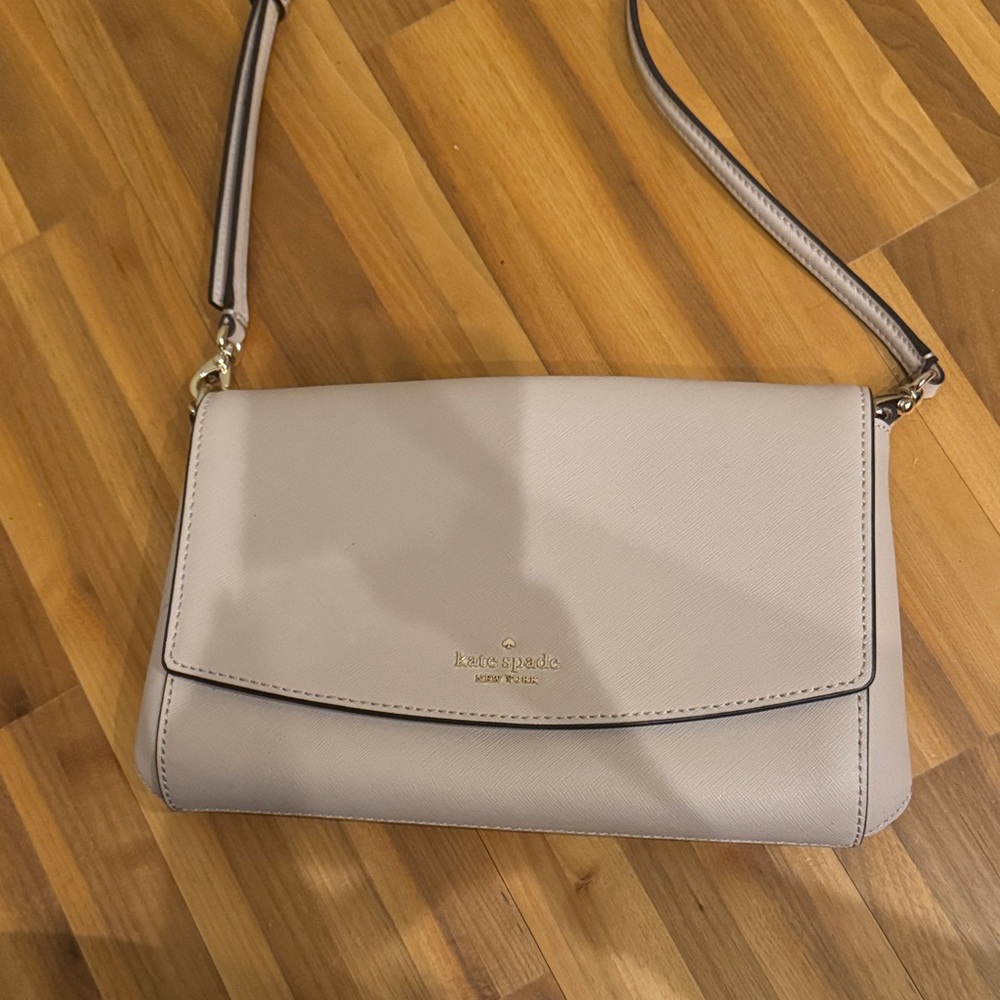 Kate Spade Light Gray Crossbody Bag